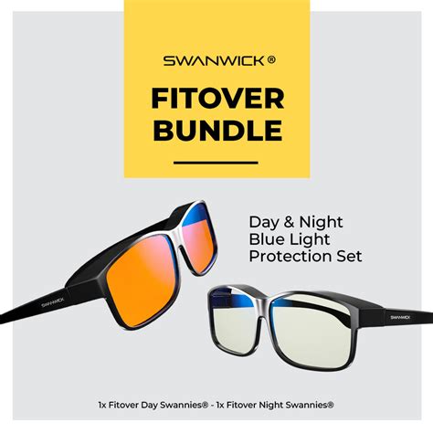 Blue Light Blocking Fitover Night Glasses - Swanwick