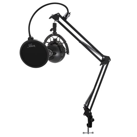 Blue Microphone Snowball in Black, with pop filter and shock mount