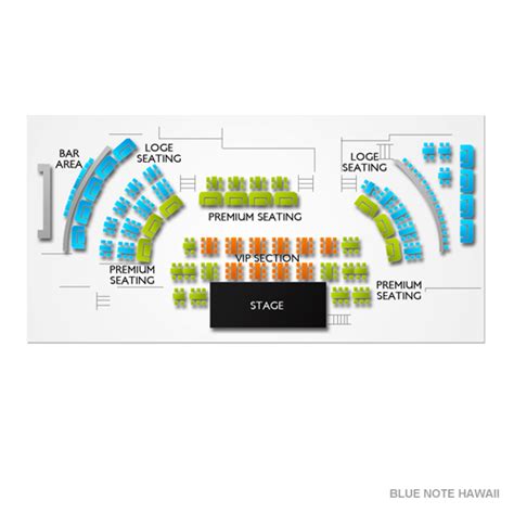 Blue Note Seating Chart A Visual Reference of Charts Chart Master