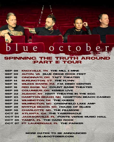 Blue October Tour Dates & Concert Tickets 2024