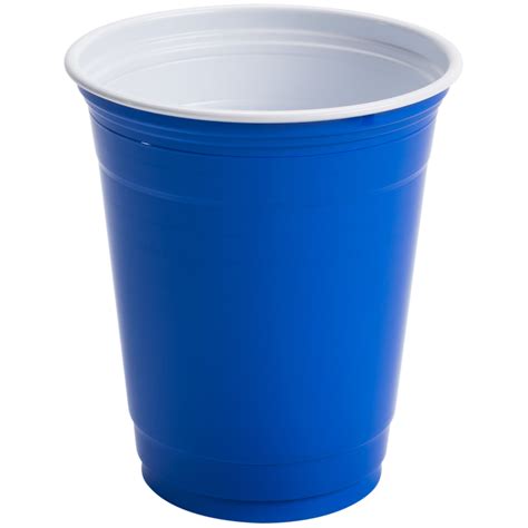 Blue Plastic Cups