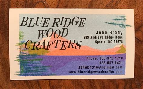 Blue Ridge Woodcrafters Company Profile Sparta, NC