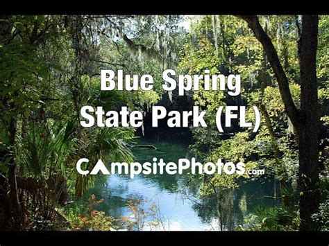 Blue Spring State Park Campground Florida - Campsite …