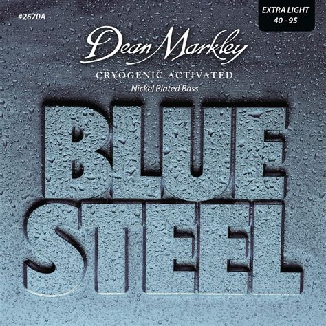 Blue Steel™ Nickel Plated Bass Strings - Dean Markley