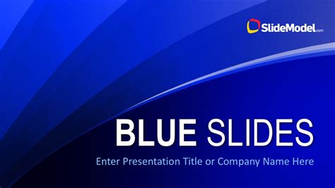 Blue Theme PowerPoint Template SlideModel