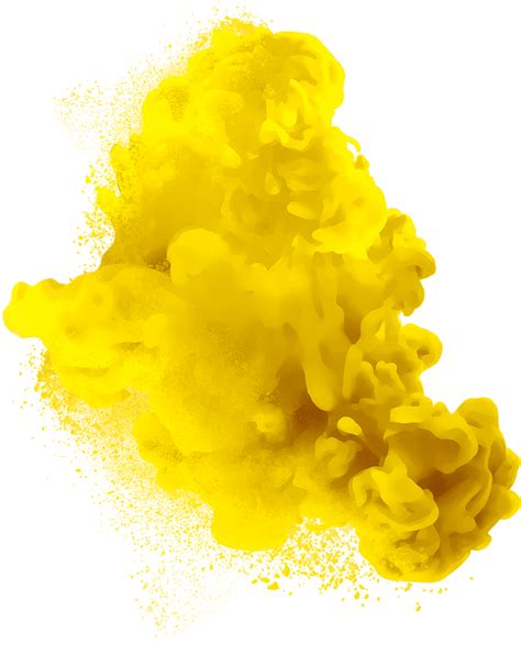 Blue Yellow Smoke PNG Images With Transparent Background