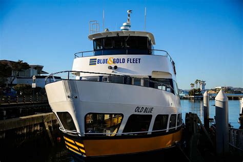 Blue and gold fleet. Find out the ferry times and fares for weekends and holidays to Sausalito and back from San Francisco. The ferry also stops in Tiburon and Angel Island en route. 
