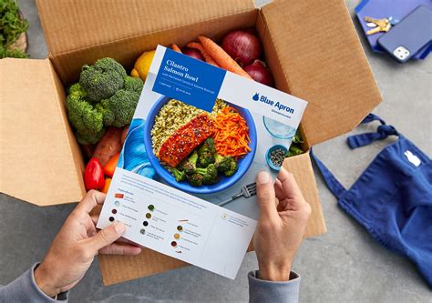 Blue apron meal. Starting at $7.99 a serving. Each week, our Signature and Signature for 4 menus include fish and seafood options. Opt into these pescatarian meal kit recipes by selecting the shellfish and fish options in your account preferences. Note that for Signature for 4 recipients will also be defaulted in receive poultry recipes. 