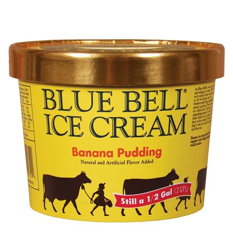 Blue bell banana pudding ice cream. 