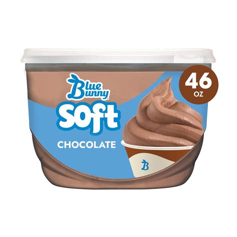 Blue bunny soft serve. Chocolate Vanilla Swirl Frozen Yogurt. Serving Size - Per 1/2 cup. Serving Size. Per 1/2 cup. Calories. 110. Total Fat. 2.5. Carbs. 