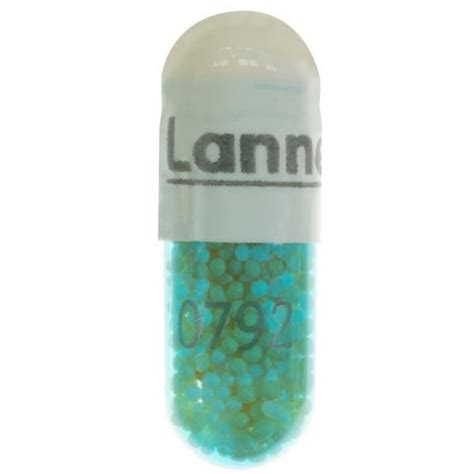 This blue capsule-shape pill with imprint Logo LANNETT 0586 on it has been identified as: Dicyclomine 10 mg. This medicine is known as dicyclomine. It is available as a prescription only medicine and is commonly used for Irritable Bowel Syndrome, Noninfectious Colitis. 1 / 4.