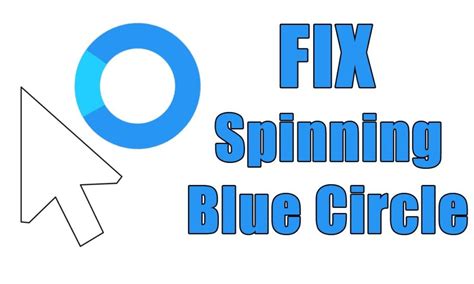 Blue circle around cursor.  Since the operating system is made up of h...