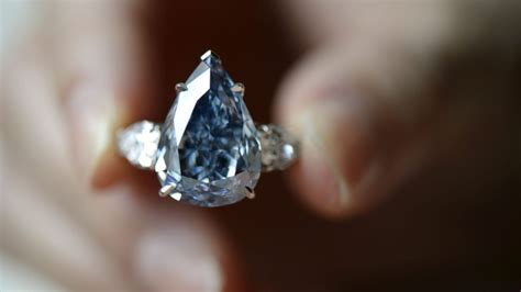 Blue diamond sells for more than $44 million at Christie’s auction in Geneva
