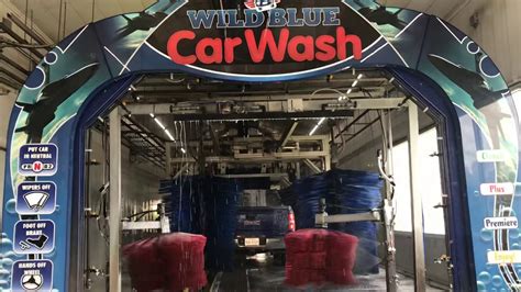 Blue express car wash. 