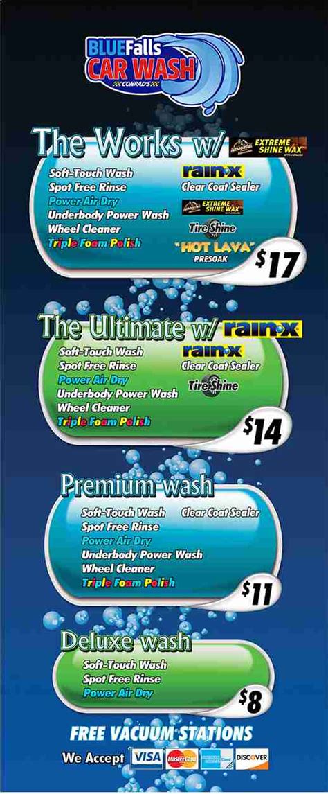 Blue falls car wash. Clean Never Felt So Good! Experience the NEW WAVE at BlueWave Express Car Wash - Now Offering Free Windshield Washer Fluid, Free Towel Exchange Program, Free … 