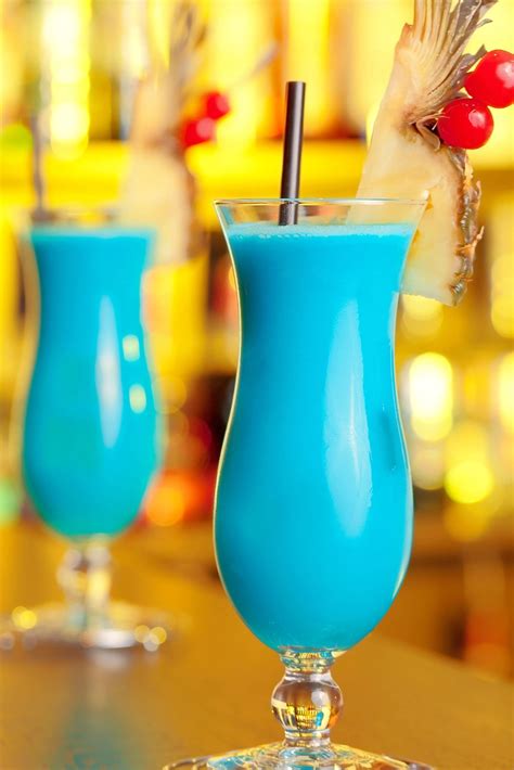 Blue hawaiian. Instructions. In a blender, pour all the ingredients. Add ice cubes and blend. Once combined, serve in your favorite glassware. to garnish, take a slices of pineapples or cherries and place on the rim or on a toothpick. Adding an umbrella is also a cute idea! 