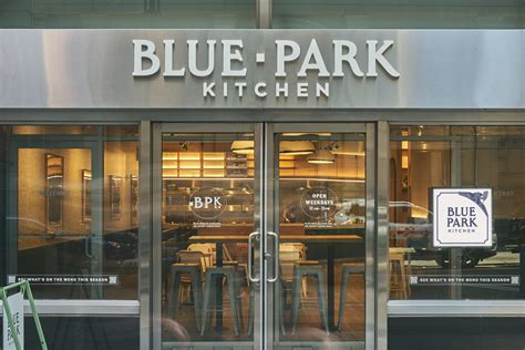 Blue park kitchen. Blue Park Kitchen emerged from the belief that food should be nourishing, honest, and delicious. The founder, inspired by the cozy, classically New York feel of Park Slope, where she once lived, sought a brand identity that brought the tranquility of the park indoors. Drawing inspiration from architectural elements in NYC parks and subways, my ... 