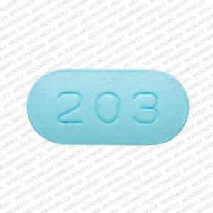 Blue pills have 5/325 strength and present with a round, tablet-like appearance. Percocet 5 is printed on one side, while the backside presents with a line that divides the pill in half. Endo Pharmaceuticals, Inc manufactures it. ... IP 203. This Percocet pill is round and contains 5mg of Oxycodone and 325mg of Acetaminophen. Amneal ....