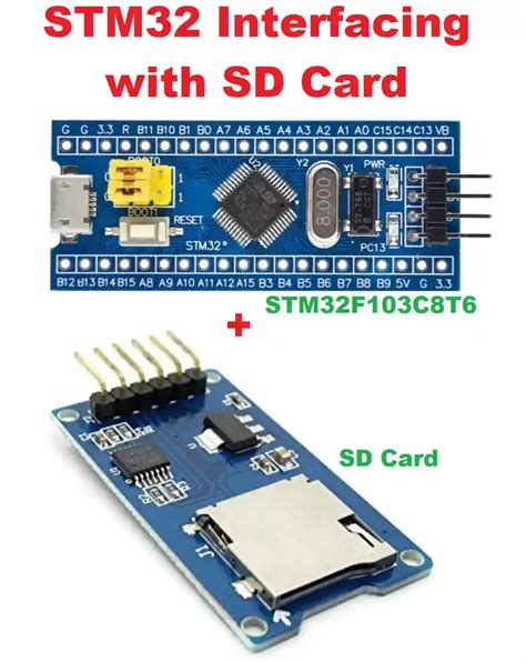 Blue pill and SD card Arduino for STM32
