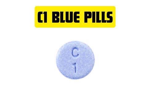 Round blue pill with c1 on it 6 months ago Comments: 0 Views: 23 Like Round Pill C1 This pill has a "C 1" imprint. It is also round and blue in color. It has been identified as …