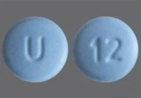 Pill with imprint U 12 is Blue, Round and has been identified as Cyclobenzaprine Hydrochloride 10 mg. It is supplied by Unichem Pharmaceuticals (USA), Inc. Cyclobenzaprine is used in the treatment of Back Pain; Sciatica; Muscle Spasm; Pain and belongs to the drug class skeletal muscle relaxants . There is no proven risk in humans during pregnancy.