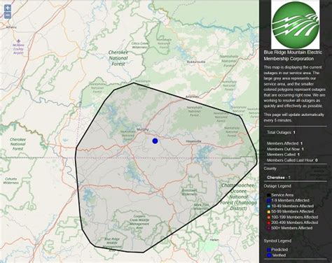 Blue ridge outage map. Loading Map... Outage Scale: 0% 10% 30% 60% 100% . Electric Providers Electric Providers for Colorado . Provider. Customers Tracked. Customers Out. 