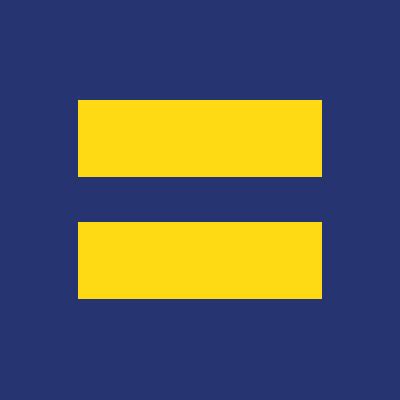 Another reason to scrape that blue equal sign sticker off your bumper. The blue square with two yellow bars is the logo for the human rights campaign an lgbt lesbian gay bisexual transgender rights group. Source: www.canstockphoto.com. #equality yellow equal sign symbol sticker shipping to. October, and a diagonal yellow white. Source: www.etsy.com. 