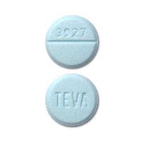 Blue teva pill. Question posted by Troubled 51 on 14 July 2018. Last updated on 14 July 2018 by masso. Teva centered on front side. 3527 above the score on back. light blue is color. usa. Answer this question. 