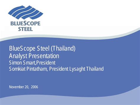 BlueScope Steel (Thailand) Analyst Presentation - dokumen.tips