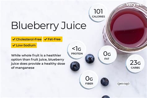 Blueberry Juice Nutrition Facts and 5 Health Benefits - Verywell Fit