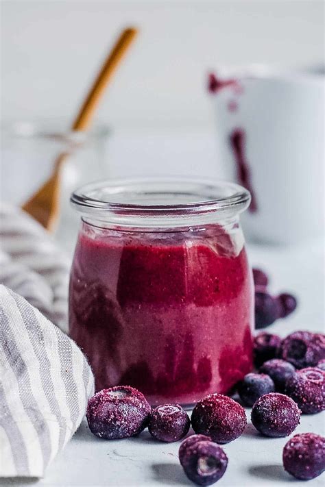 Blueberry puree. Jul 23, 2019 · In a medium saucepan over medium heat, combine the blueberries, 1/2 cup of water, sugar and lemon juice. Stir frequently, and bring to a low boil. In a small bowl, whisk the cornstarch with 2 tablespoons of cold water. Slowly stir the cornstarch into the blueberries, taking care not to crush the blueberries. Simmer until the homemade blueberry ... 