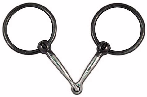 Blued Ring Snaffle By Jeremiah Watt - bitterrootsaddleco.com