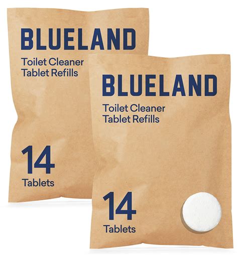 Blueland toilet cleaner. The easiest way to clean toilet bowl. Simply drop a foaming tablet, brush and flush Tackle the toughest bathroom stains with our foaming bio-based formula. ... A Consciously Clean Formula. At Blueland, we set high standards for health and safety. We strive to make our products optimal for effectiveness as well as human and environmental health ... 