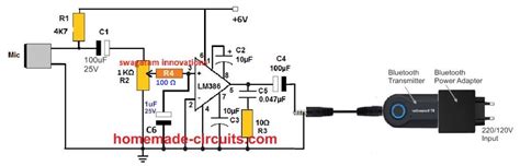 Bluetooth Stethoscope Circuit Homemade Circuit Projects