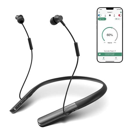 Bluetooth rechargeable neckband hearing aid with APP control