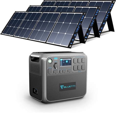 Bluetti solar generator.  Solar Powered Generator, Portable Power Station, Solar Power St...