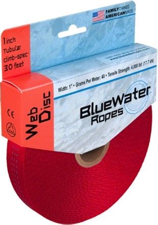 Bluewater 5 8 webbing.  Available in two different widths, 5/8 BlueWater Clim...