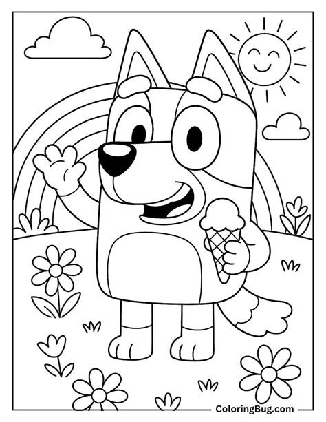 Bluey Coloring Book