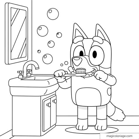 Bluey Coloring Se
