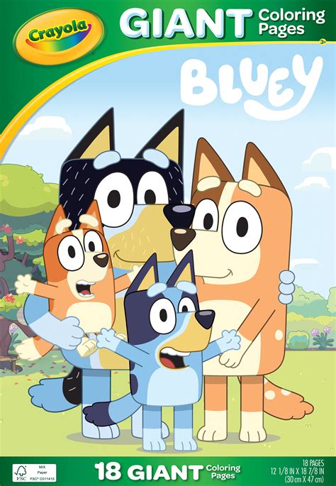 Bluey Giant Coloring Pages
