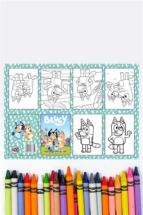 Bluey Mini Coloring Book