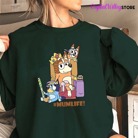 Bluey My Mum is the Best Sweatshirt Bluey Mom Sweatshirt - Etsy