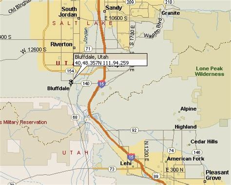 Bluffdale, Utah Zoning Map Zoneomics