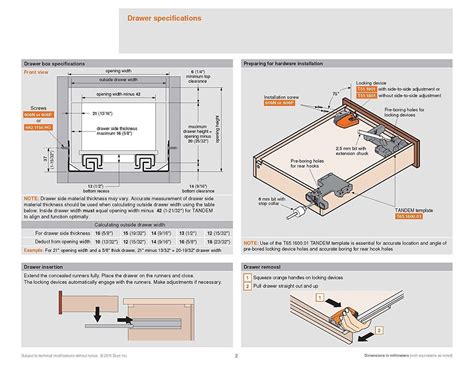 Blum Undermount Drawer Slides Instructions