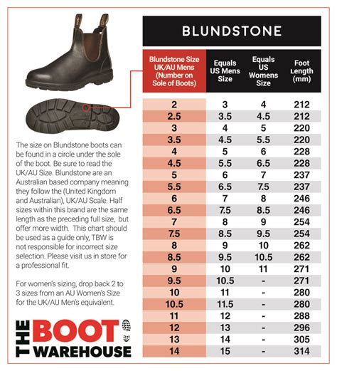 Blundstone sizing. Size Guide. What size boots should I order? Buying Another Pair? Do Blundstone boots run true to size? Do Blundstone boots stretch over time? Why aren't your boots made in smaller/ larger sizes? 