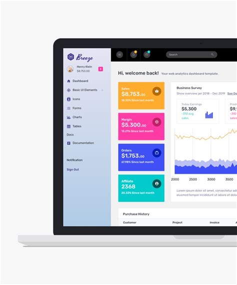 Bluradmin Free Responsive Html5 Bootstrap Admin Framework Htmltemplates Co