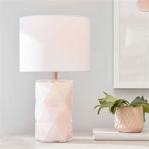 Blush Ombre Prism Table Lamp Pottery Barn Teen