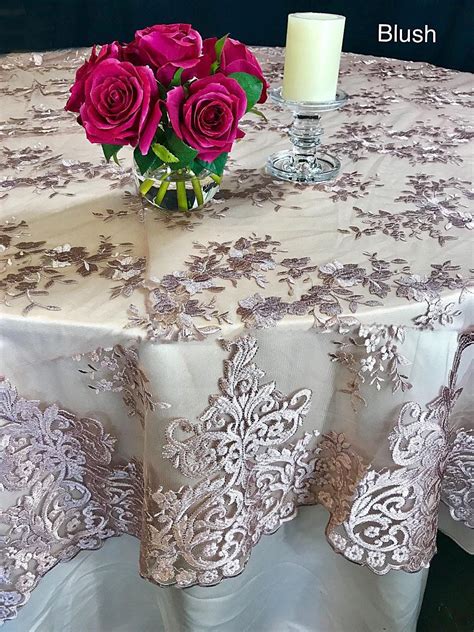 Blush Table Overlays - Etsy