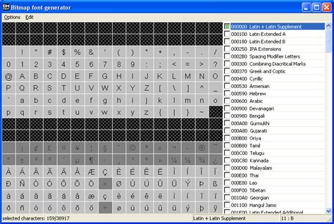 Bm font. This program will allow you to generate bitmap fonts from TrueType fonts.  Signed ...
