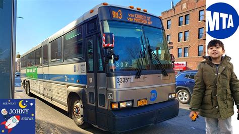 The BM3 bus (Midtown 57 St Via Church St Via 